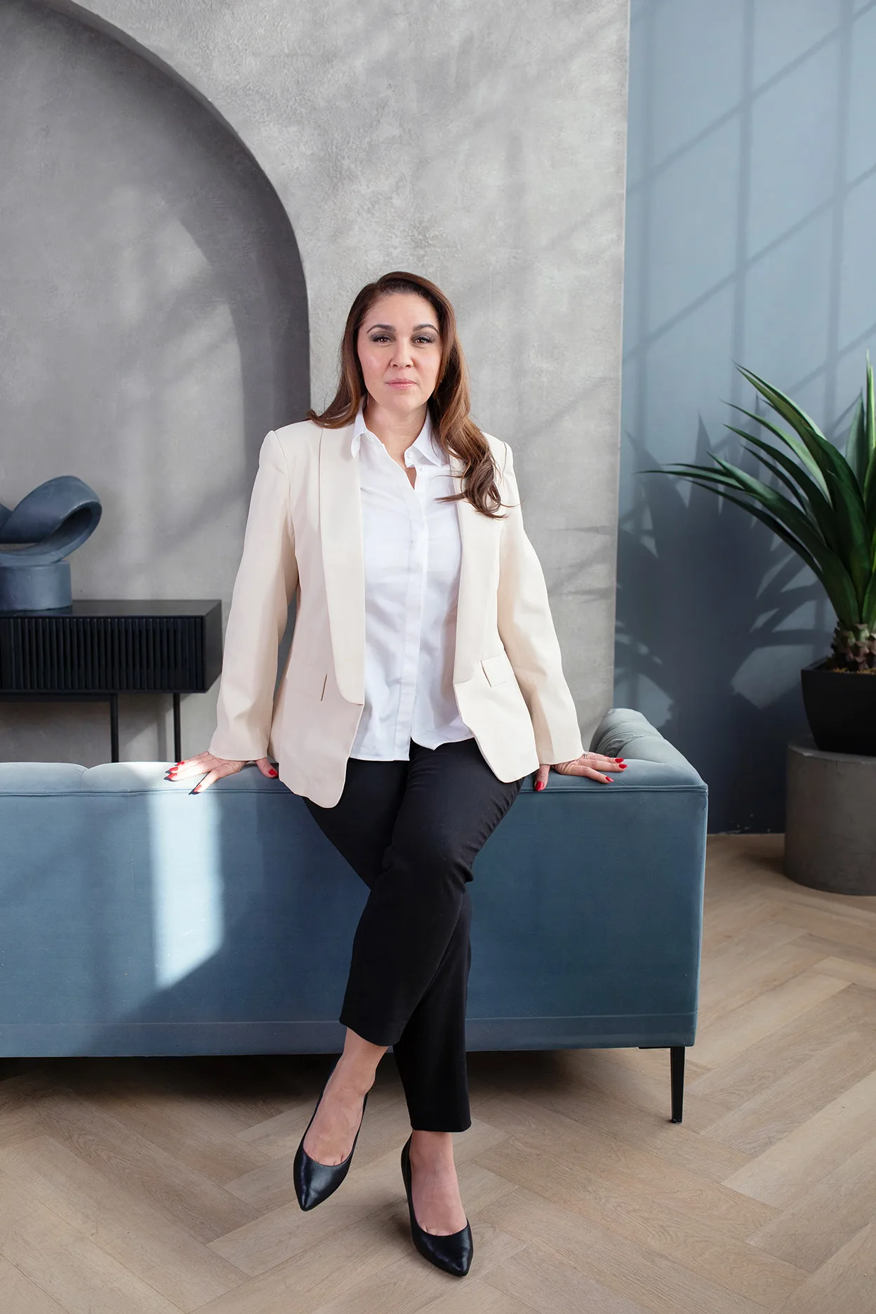 Brand portrait of a practitioner in a modern office setting