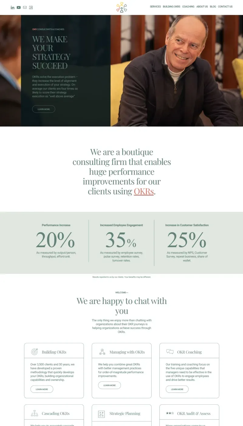 PM2 Consulting website