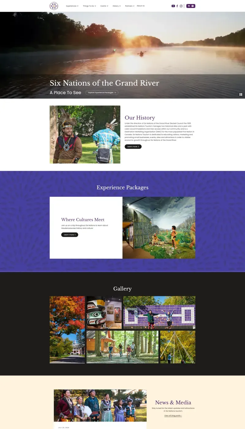 Six Nations Tourism website