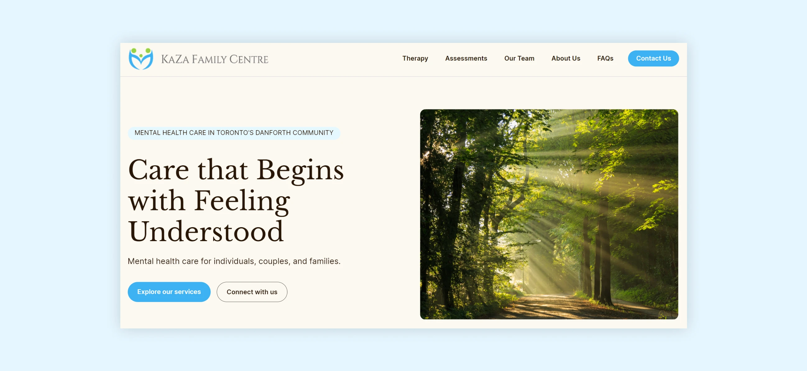 Website Design and Development for Therapists in Toronto